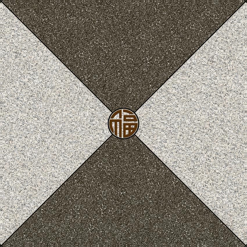 Outdoor paving feature tile
